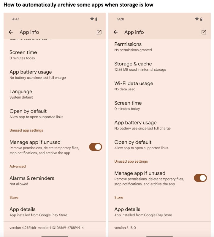 Android 15 引入新技巧来保存用户App在高端旗舰手机上，仅有128GB的存储空间显得有些不够，尤其是谷歌的Pixel系列仍然坚持这一配置