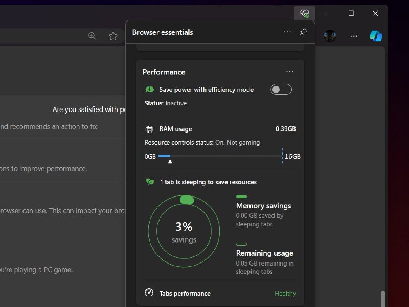 微软正在Edge上测试一项新特性