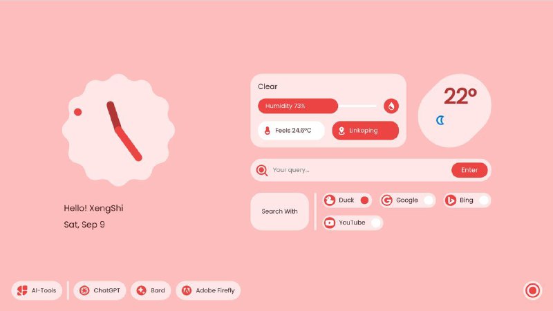 #Browser #Extension🪐 Material You NewTab